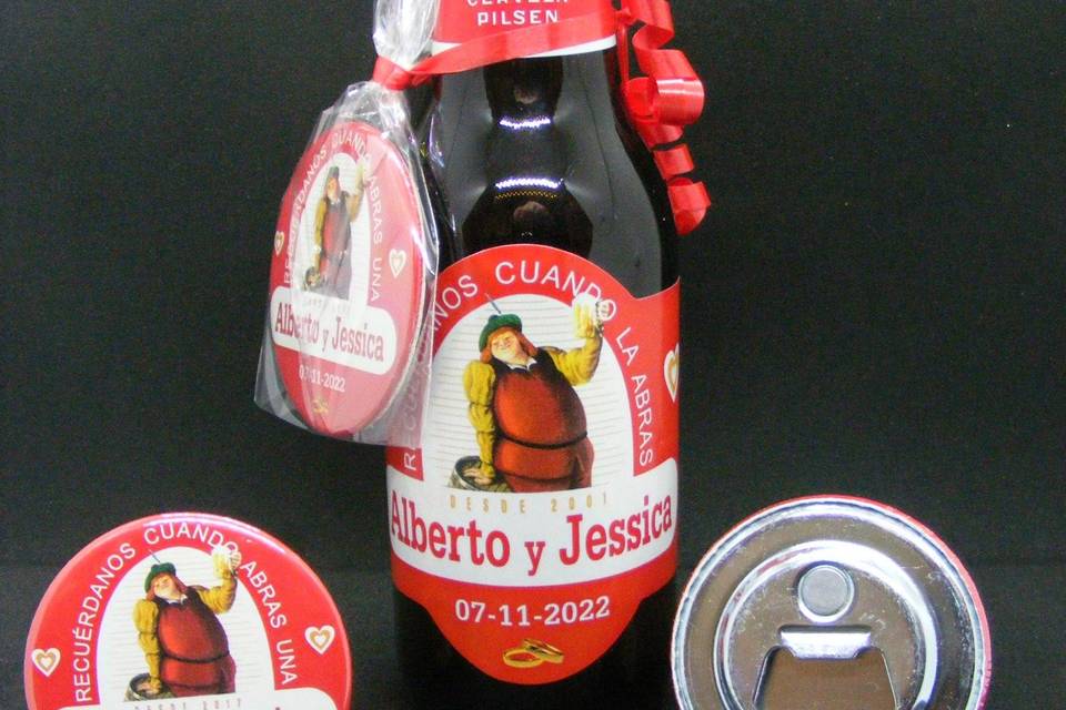 Cerveza Cruzcampo personalizada