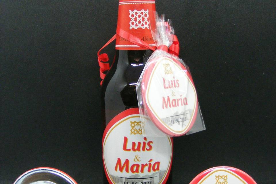 Cerveza Alhambra personalizada