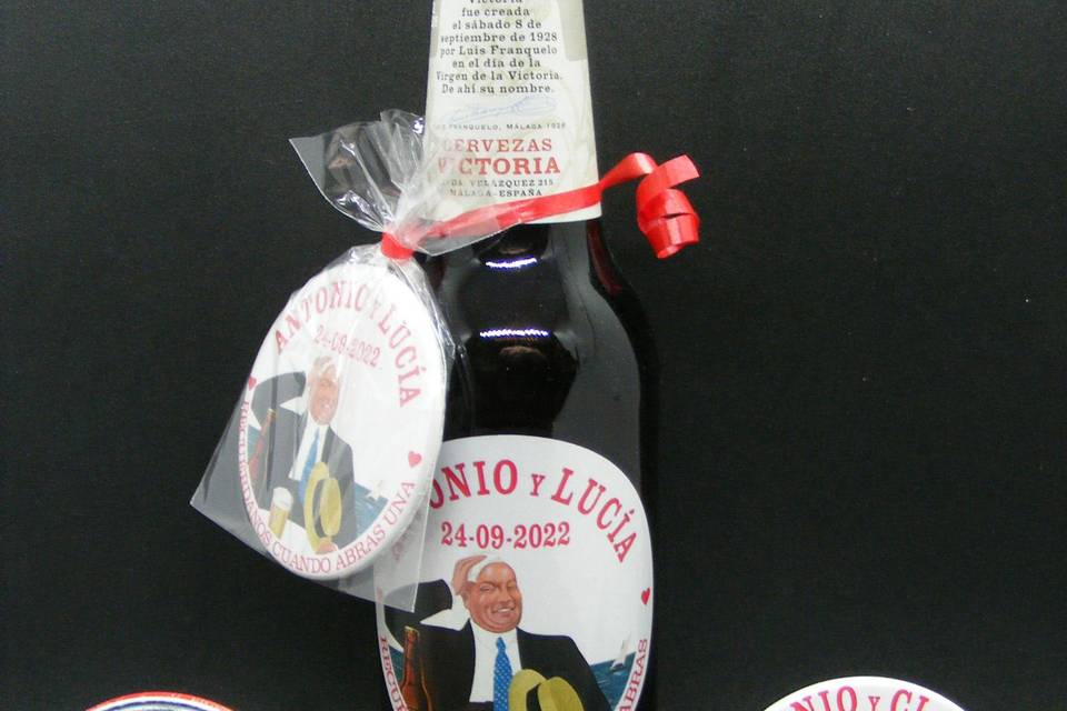 Cerveza Alhambra personalizada