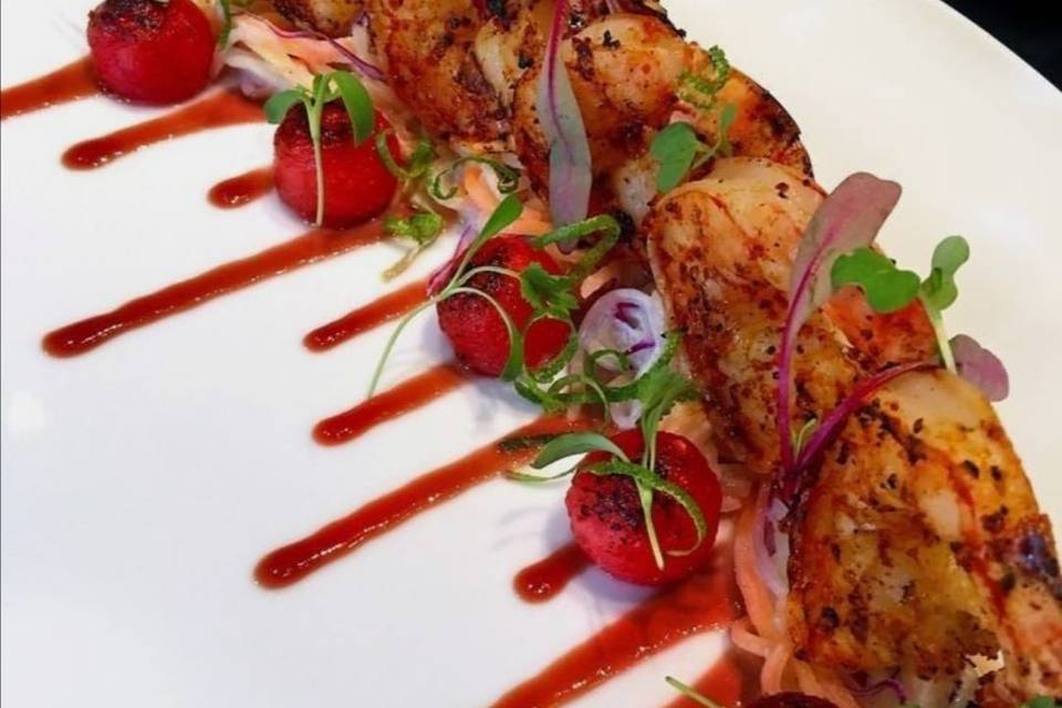 Brocheta langoistino brasa