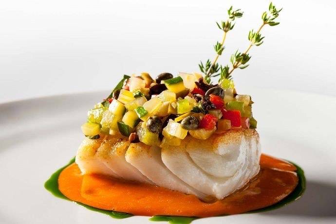 Bacalao con verdura