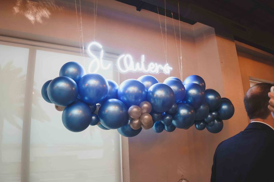 Decoración con globos