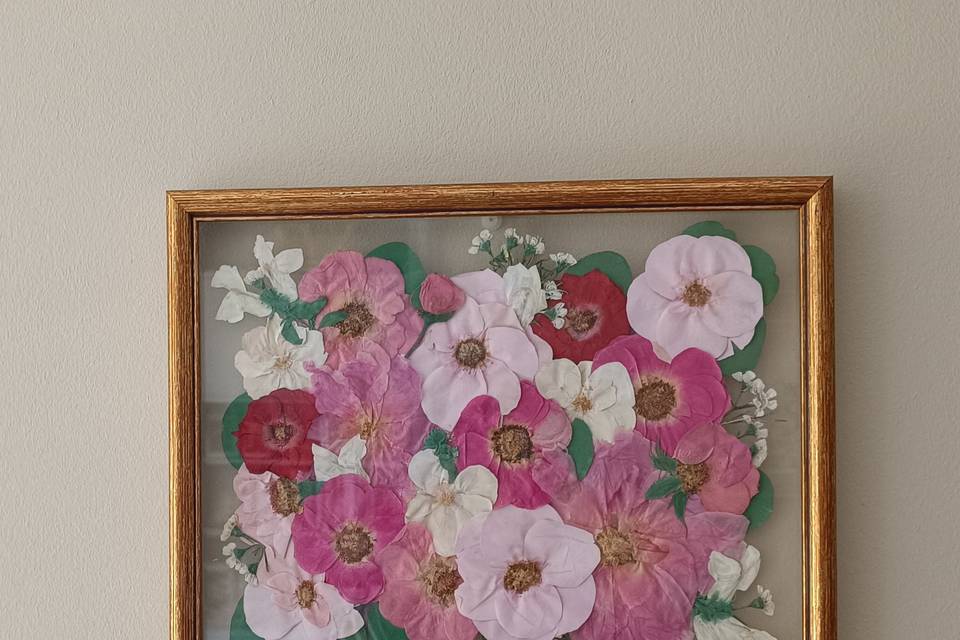 Flores en mi vestido