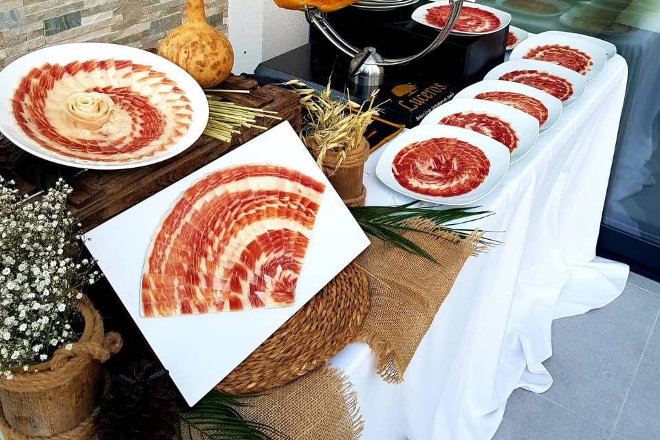 Jamón emplatado