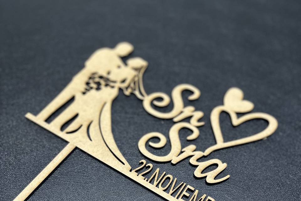 Topper tarta Sr&Sra
