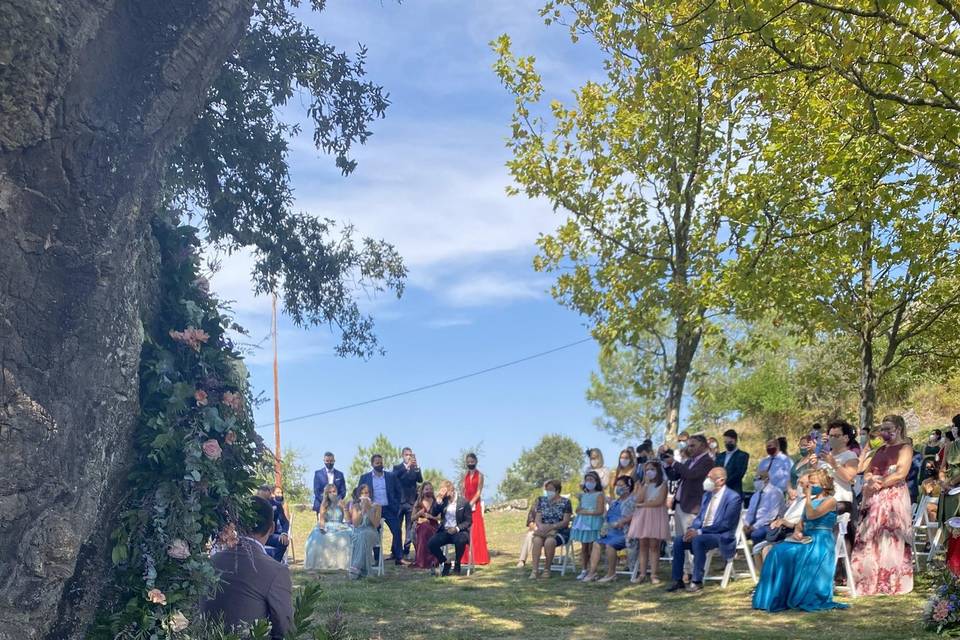 Ceremonia al aire libre