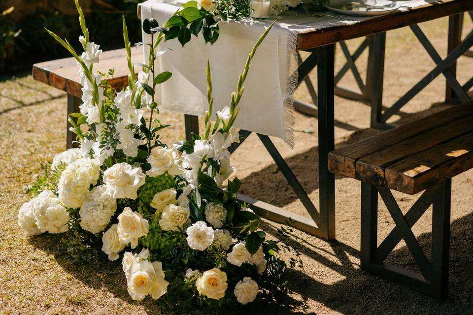 Arreglos florales para la boda