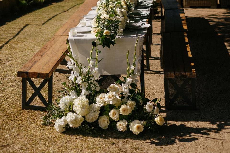 Arreglos florales para la boda