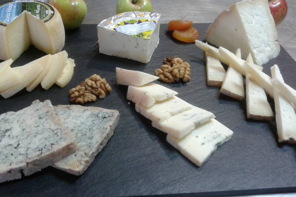 Tablas de quesos asturianos
