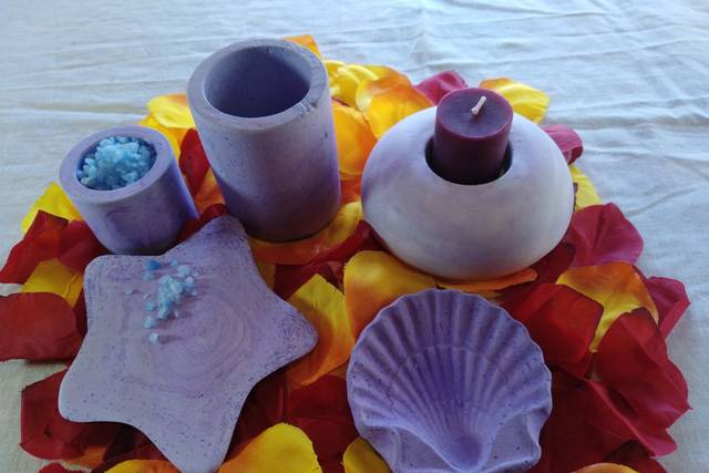 Set de porcelana lavanda