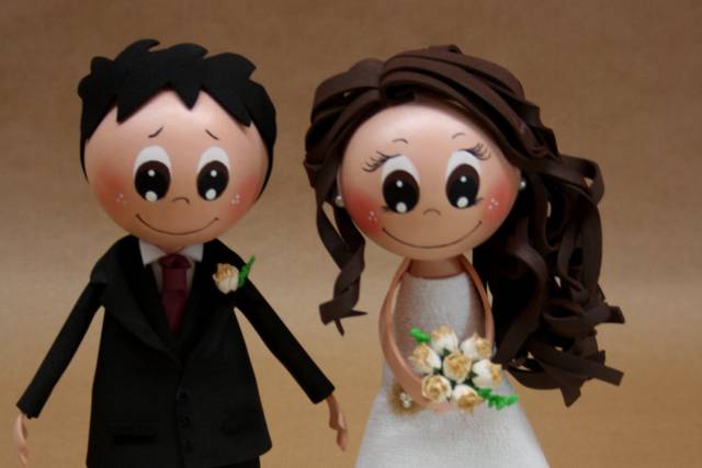 Fofuchas Personalizadas Pareja De Novios | Caprichos - Detalles de boda,  invitaciones y regalos