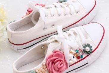 Zapatos con flores