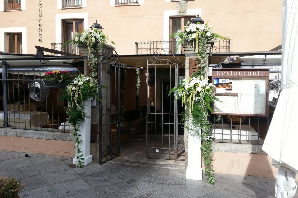 Entrada al restaurante