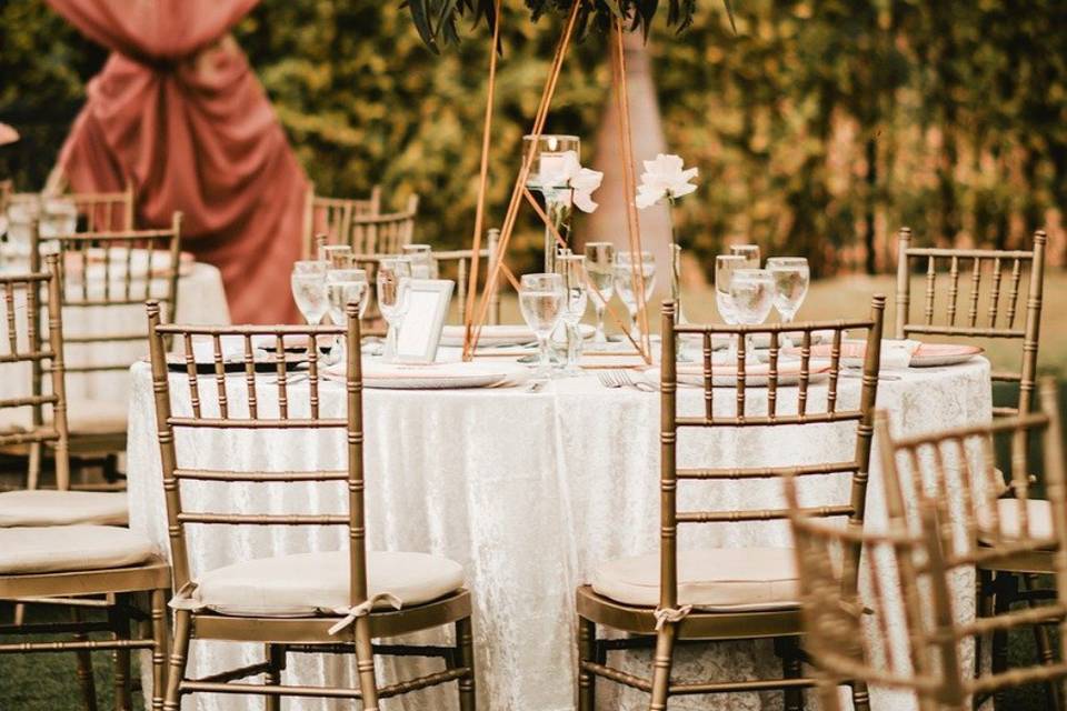 Boda en jardín