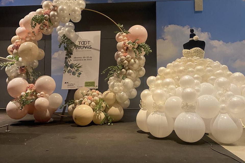 Arco globos boda