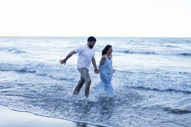 Sesión de fotos pareja Sitges