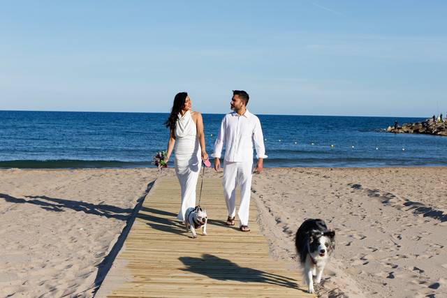 Sesión preboda en la playa
