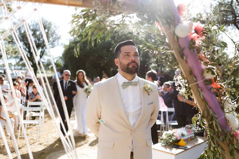 Boda boho chic al aire libre