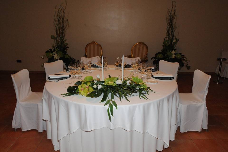 Decoración de banquete