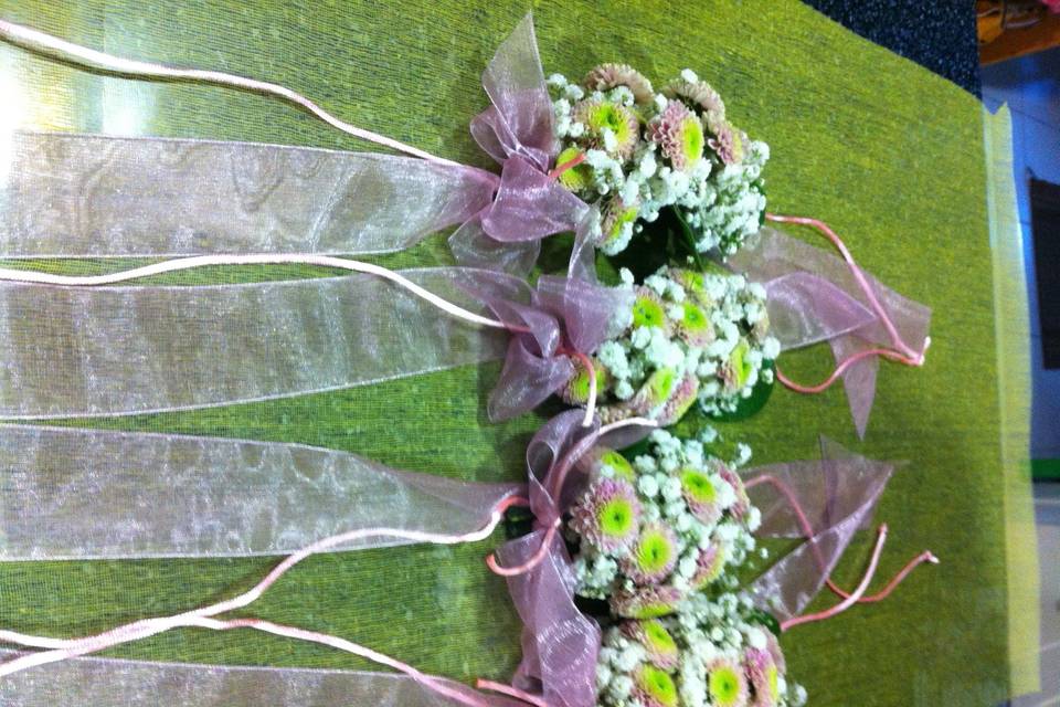 Brazaletes de flor natural