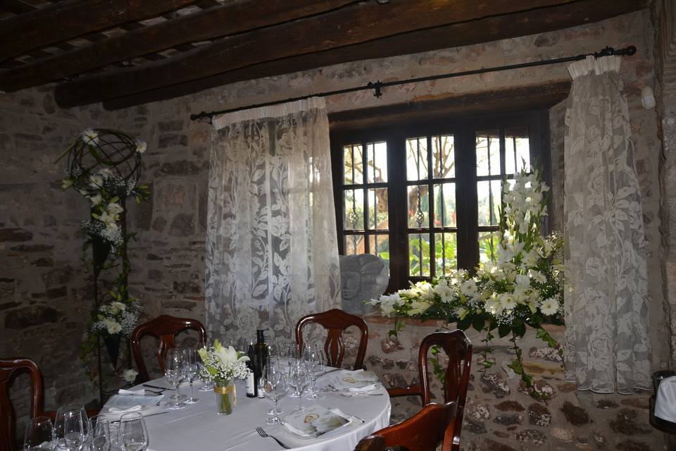 Decoración en blanco