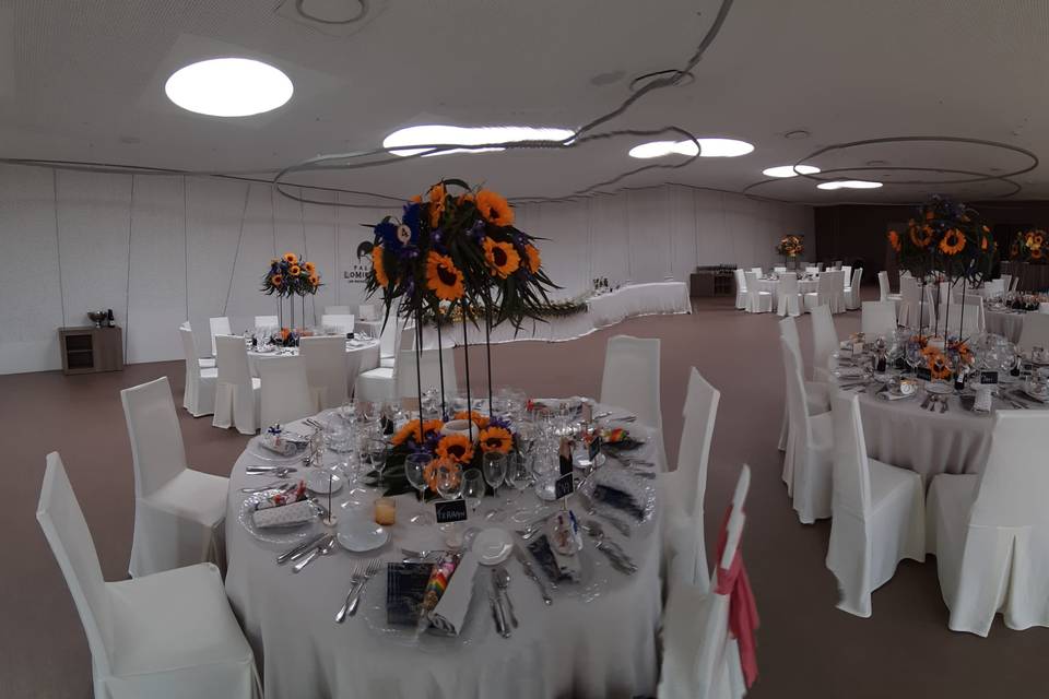 Decoración mesas