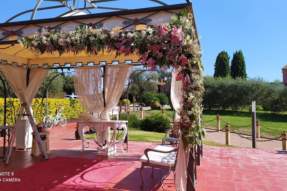 Glorieta decorada