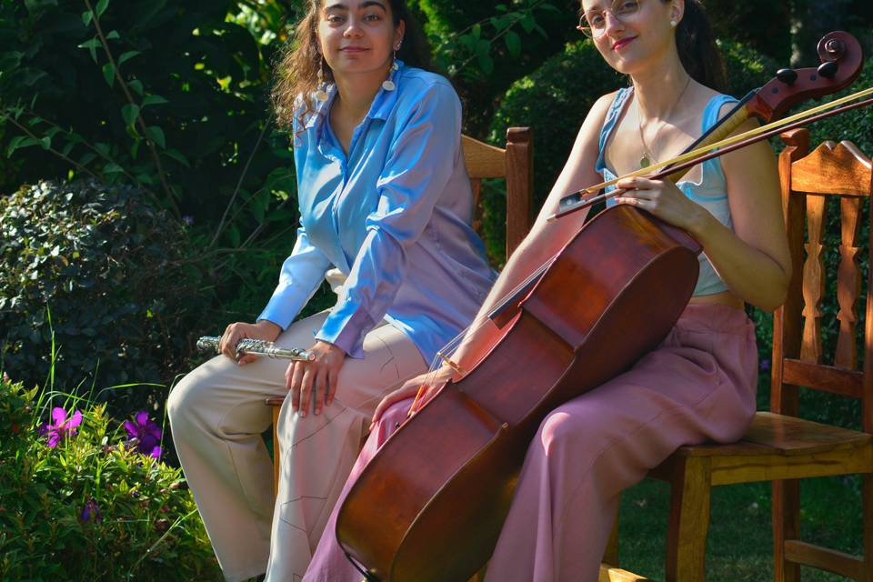 Flauta travesera y violoncello