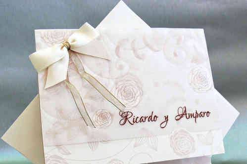 Invitación de boda