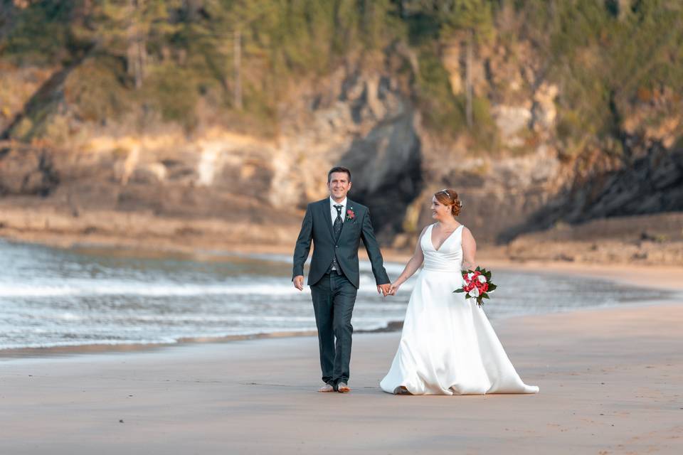 Postboda en la playa