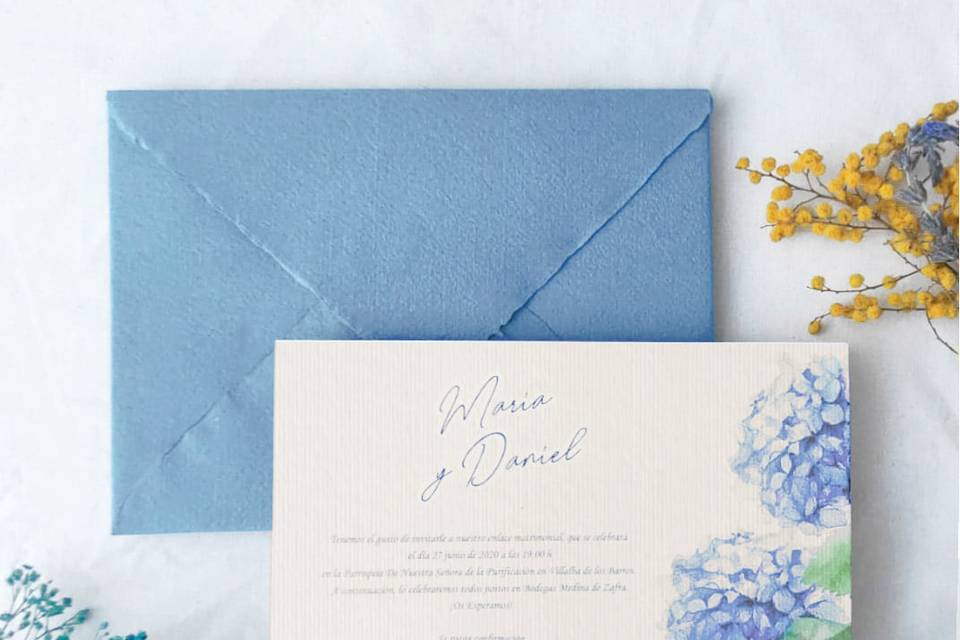 Invitación de boda Acuarela