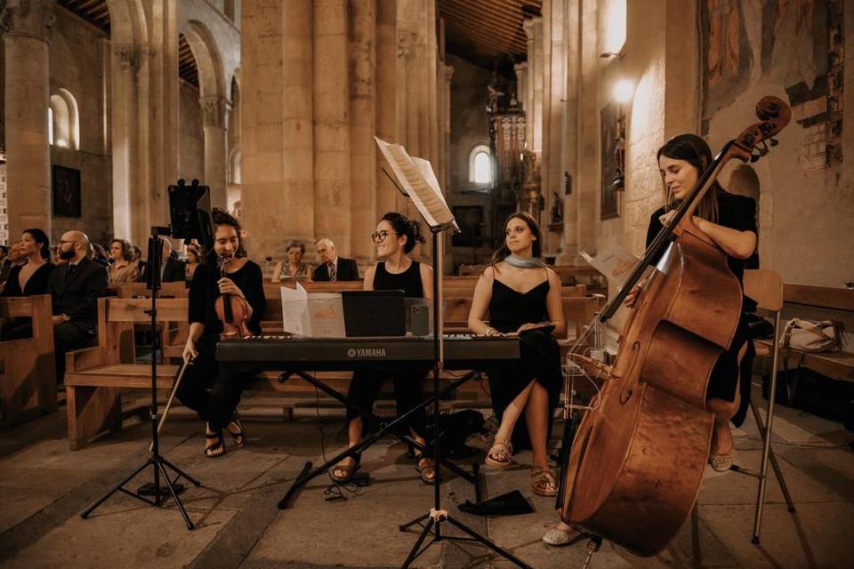 Con la soprano colaboradora