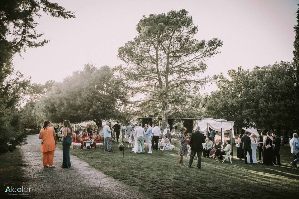 Aperitivo jardín