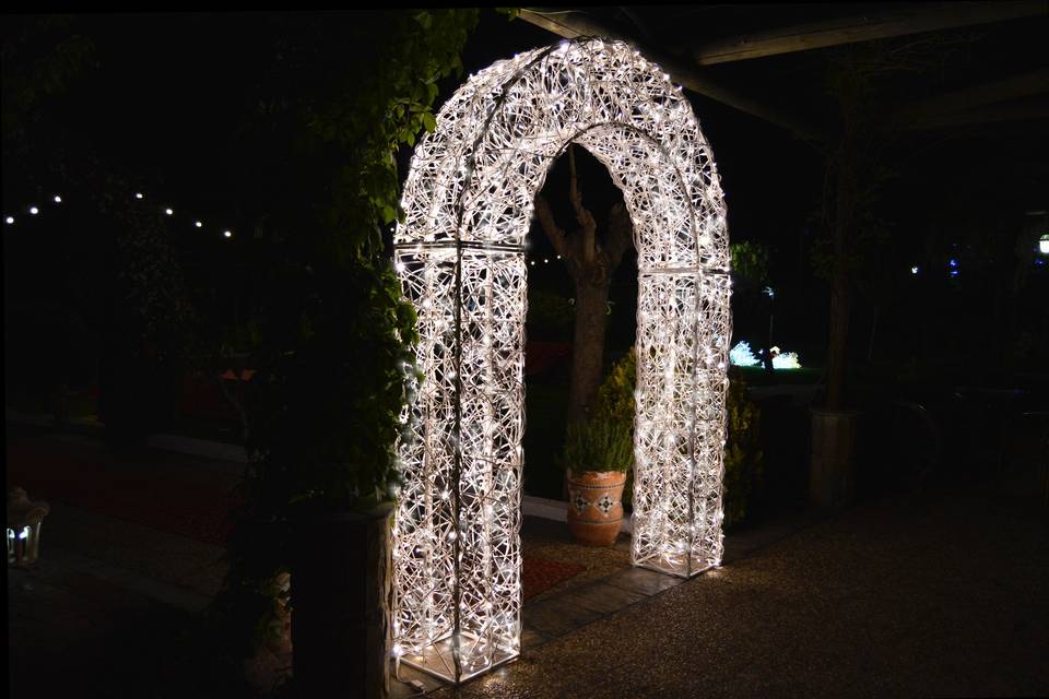 Arco para boda civil