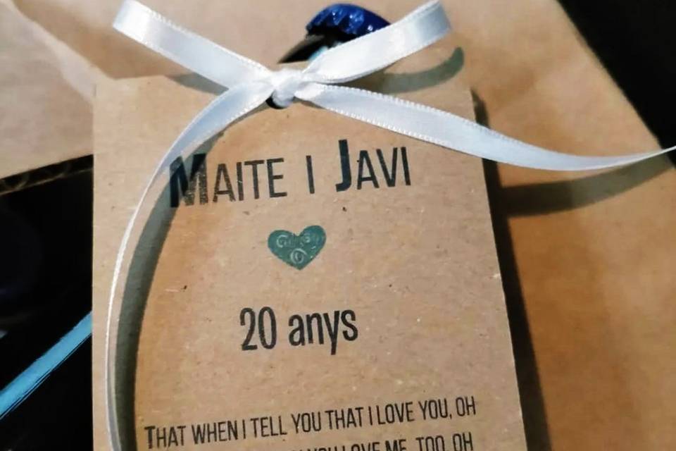 Tarjeta personalizada boda