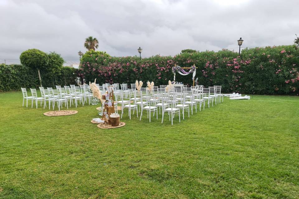 Jardín boda civil