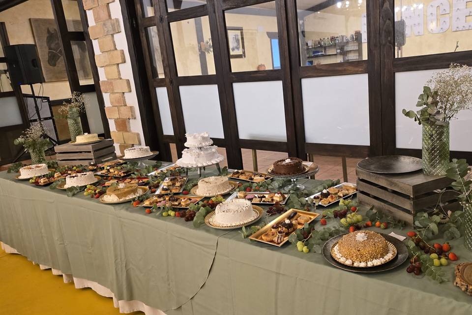 Buffet tarta cortijo