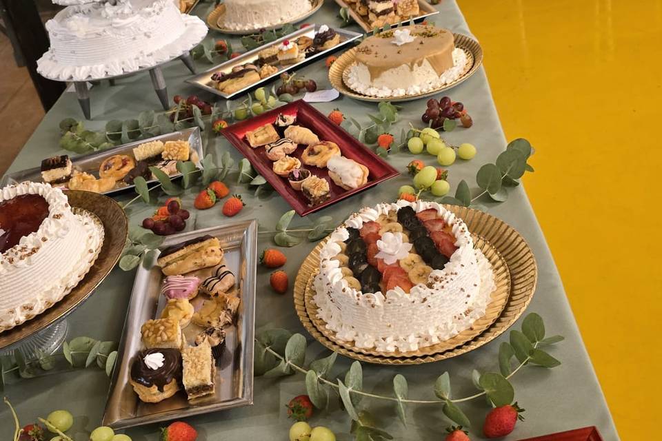 Buffet de tartas cortijo