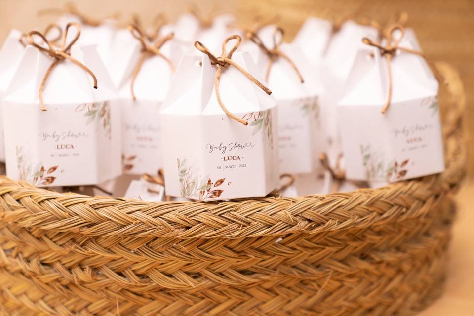 Packaging para regalos de boda