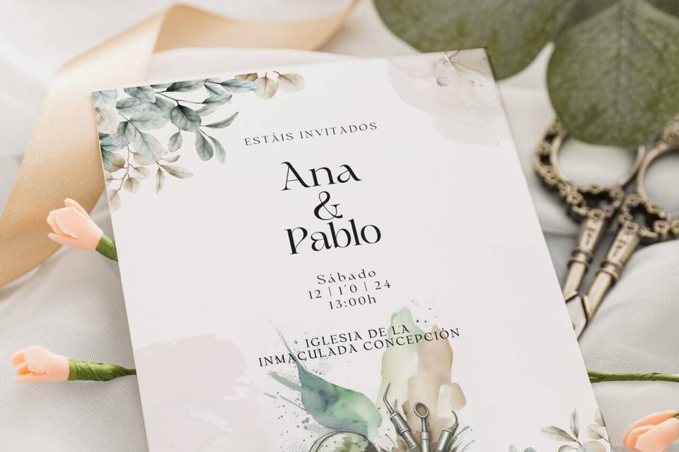 Invitación de boda