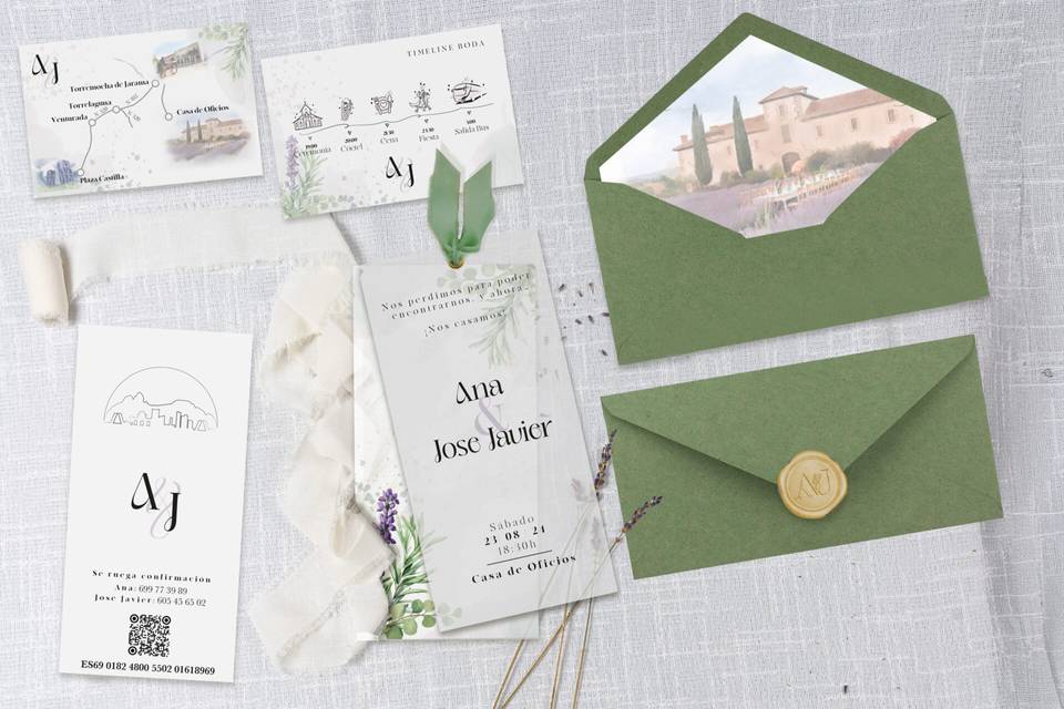 Invitación de boda