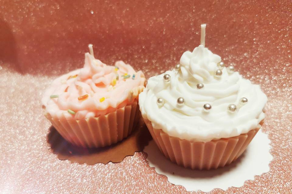 Velas de cupcake, aroma de chuche