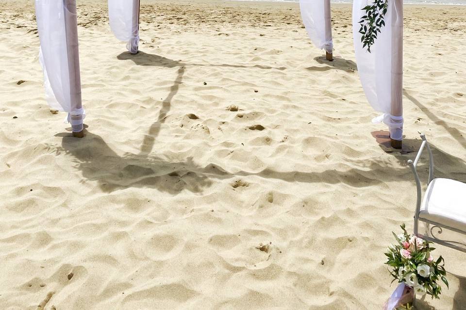 Boda en la playa