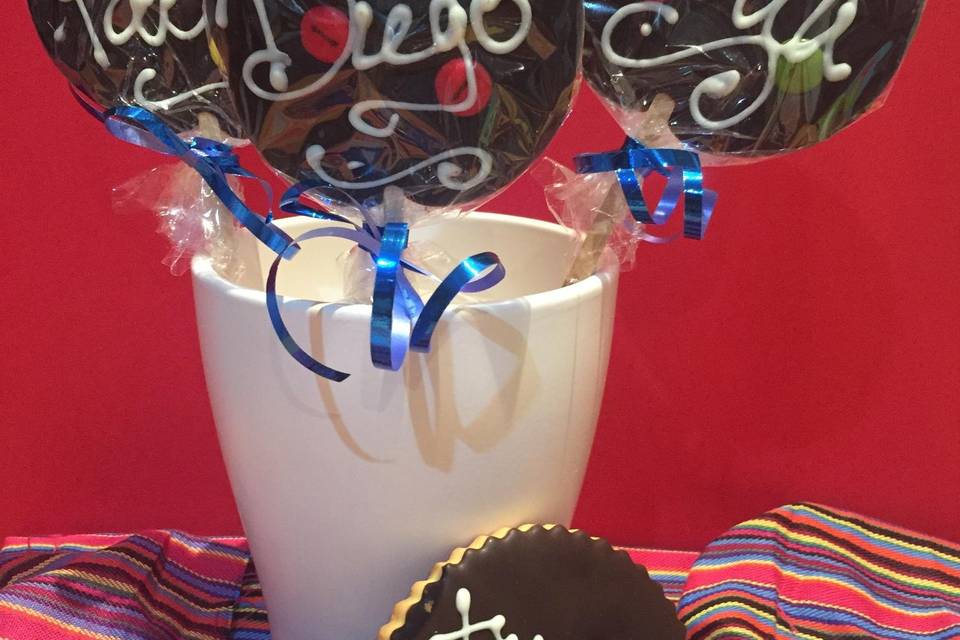 Piruletas personalizadas