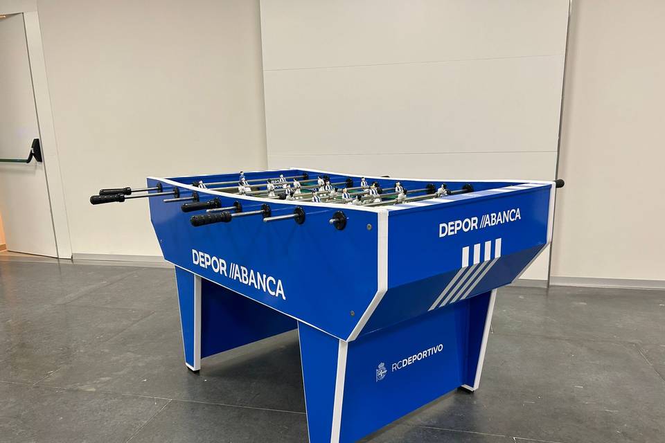 Futbolín personalizado