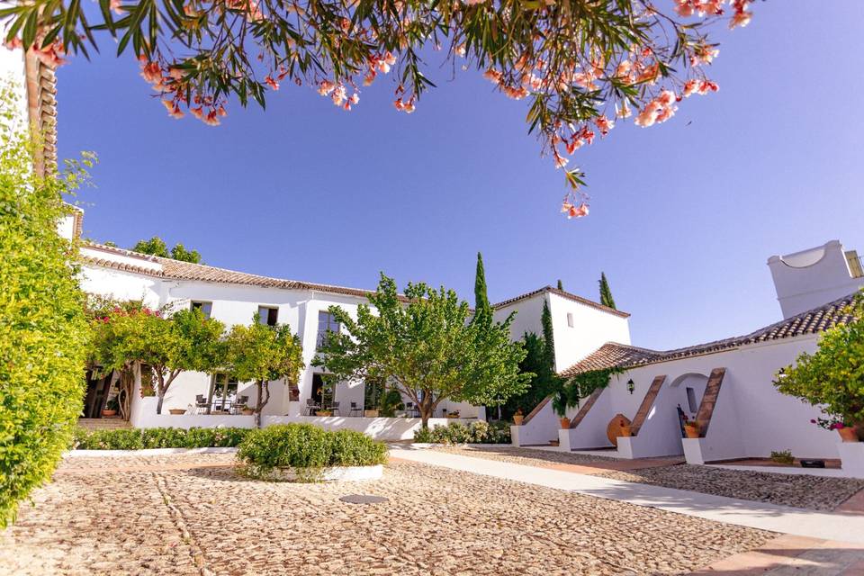 Patio del cortijo