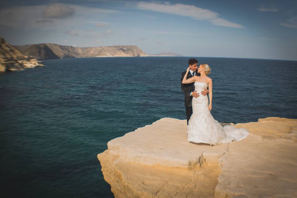 Postboda en exteriores