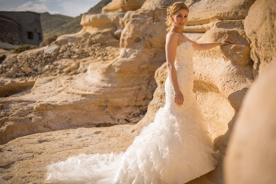 Postboda en exteriores
