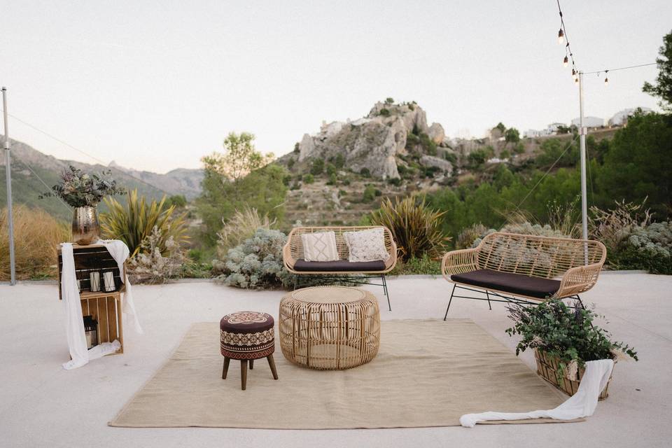 Terraza Guadalest