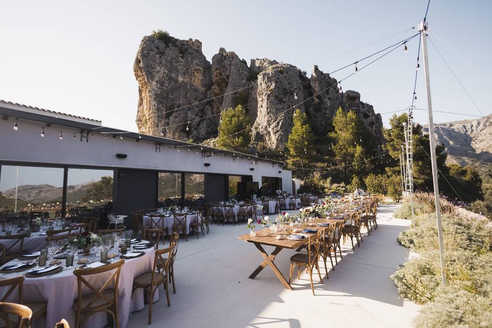 Terraza Guadalest